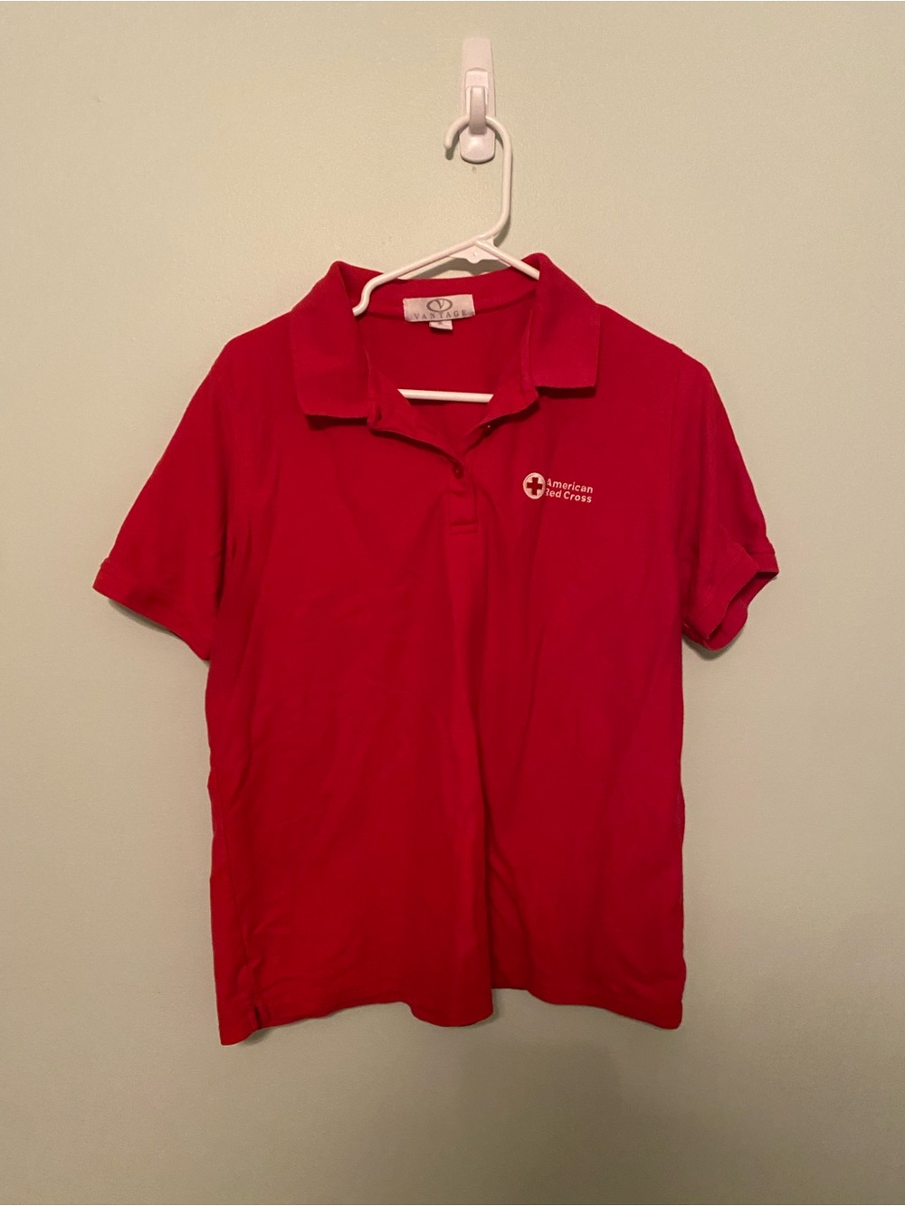 Women's American Red Cross Polo Button-Down Shirt